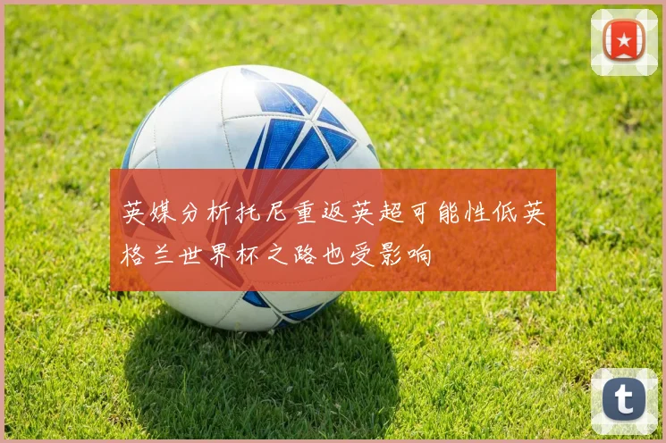 英媒分析托尼重返英超可能性低英格兰世界杯之路也受影响